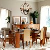 Costway 6-Light Orb Chandelier Rustic Vintage Ceiling Lamp w/Bronze Finish Light Fixture - 2 of 4