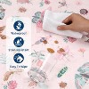 Washable Hallway Rug, Modern Insect Floral Print Farmhouse Mat, Non-Slip Stain-Resistant, Foldable Indoor Rug for Kitchen, Laundry Room - 4 of 4
