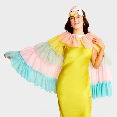 2pc Adult Parrot Halloween Costume Accessory Kit - Hyde and EEK! Boutique™ Pink