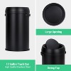 homfan 65L/17Gal Open Top Trash Can, Heavy Duty Stainless Steel Rubbish Bin - 3 of 4