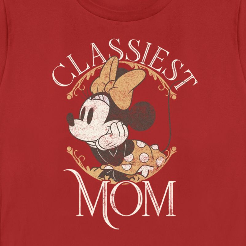 Women's Minnie Mouse Classiest Mom T-Shirt, 2 of 5