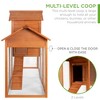 Best Choice Products 80in Wooden Chicken Coop Multi-Level Hen House, Poultry Cage w/ Wire Fence for 4 Birds, Farm - 3 of 4