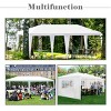 Costway Outdoor 10'x20' Canopy Tent Heavy Duty Wedding Party Sidewalls Window Carry Bag - 3 of 4