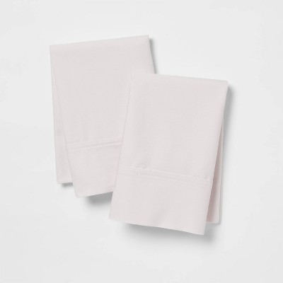 Standard 300 Thread Count Ultra Soft Pillowcase Set Blush - Threshold™