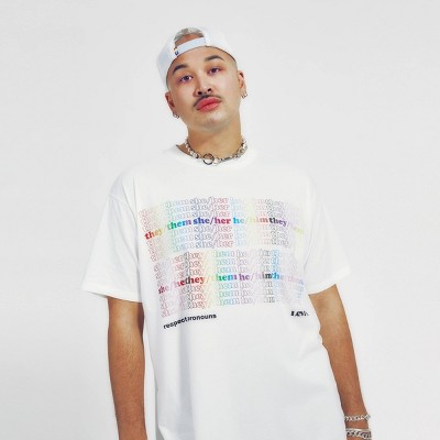 Levi's® Adult Pride Liberation Roadtrip T-Shirt - White