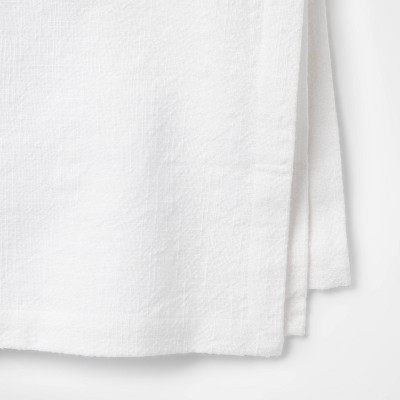 4-Pack White Cotton Easy Care Kitchen Napkins