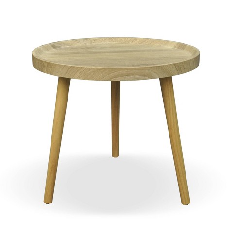 Target wood side store table