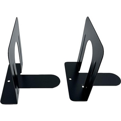 Huron 4.75 Steel Bookends Black Pair HASZ0038