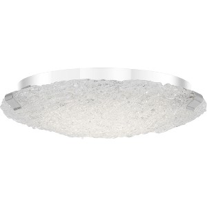 Winter Integrated LED Polished Chrome Flush Mount Light - 1 of 4
