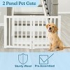 Dog Gate 2-Panel Foldable Indoor Pet Fence - 3 of 4