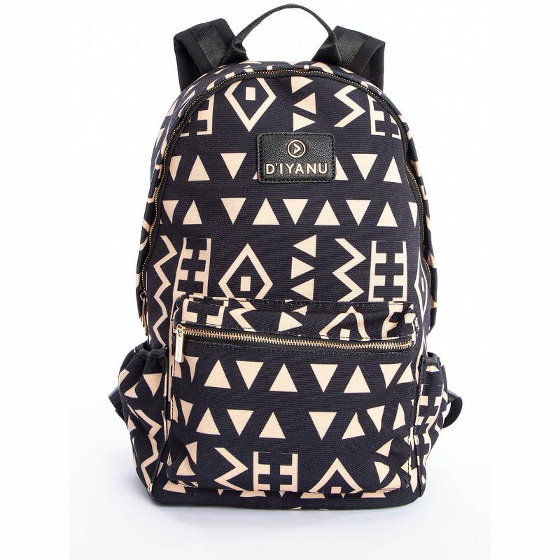 D'IYANU Unisex Dembe African Print Laptop 15" Backpack, 1 of 10