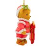 Cherished Teddies 3.5 Inch Santa Bear Ornament Sled Tree Ornaments - 3 of 3