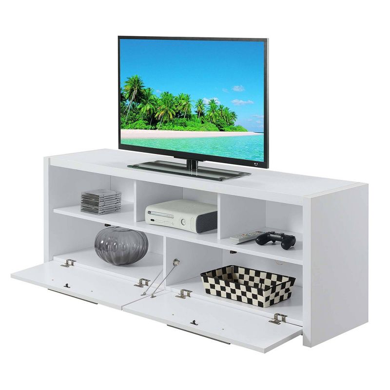Newport Marbella TV Stand for TVs up to 60" with Cabinets and Shelves - Breighton Home, 6 of 8