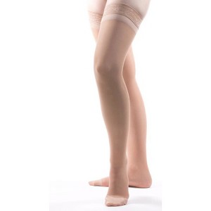 Allegro Women's #4 Essential Sheer Support 15-20 mmHg Compression Stockings Thigh High - 1 of 3