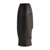 Sagebrook Home 14" Ceramic Face Vase - Ceramic Table Decor, Rustic Decorative Centerpiece For Home, Wedding, Office Decor - Black Vase Decor - 3 of 4