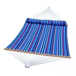 13' Quilted Hammock with Matching Pillow Striped  - Algoma