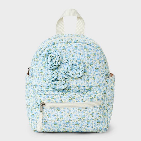 Girls' Quilted Floral with Rosettes Mini Backpack - art class™ - image 1 of 4