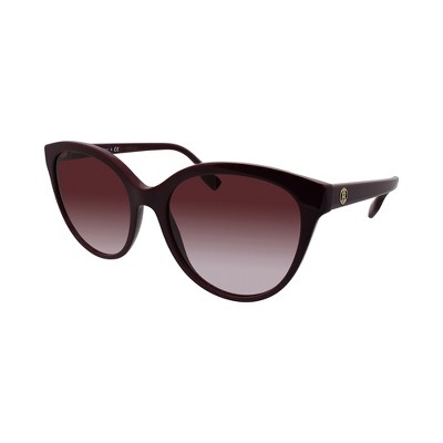 Burberry Be 4365 39798h Womens Cat-eye Sunglasses Bordeaux 55mm : Target