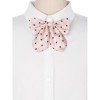 Elerevyo Women's Pre-tied Adjustable Straps Polka Dots Uniform Casual Bow Ties - 4 of 4