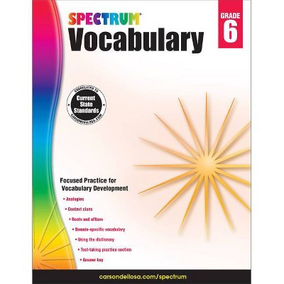 Spectrum Vocabulary, Grade 6 - (Paperback)