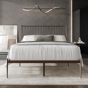 ChaletPosh Metal Platform Bed - 1 of 4