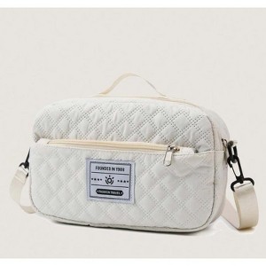 Hachikiko Women’s Quilted Crossbody Sling Bag - Lightweight One-Strap Chest Purse for Daily Use - 1 of 4