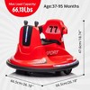 Electric Ride on Bumper Car for Toddlers, Ride on Car with RC LED Lights & 360 Degree Spin, for 3+ Kids - 3 of 4