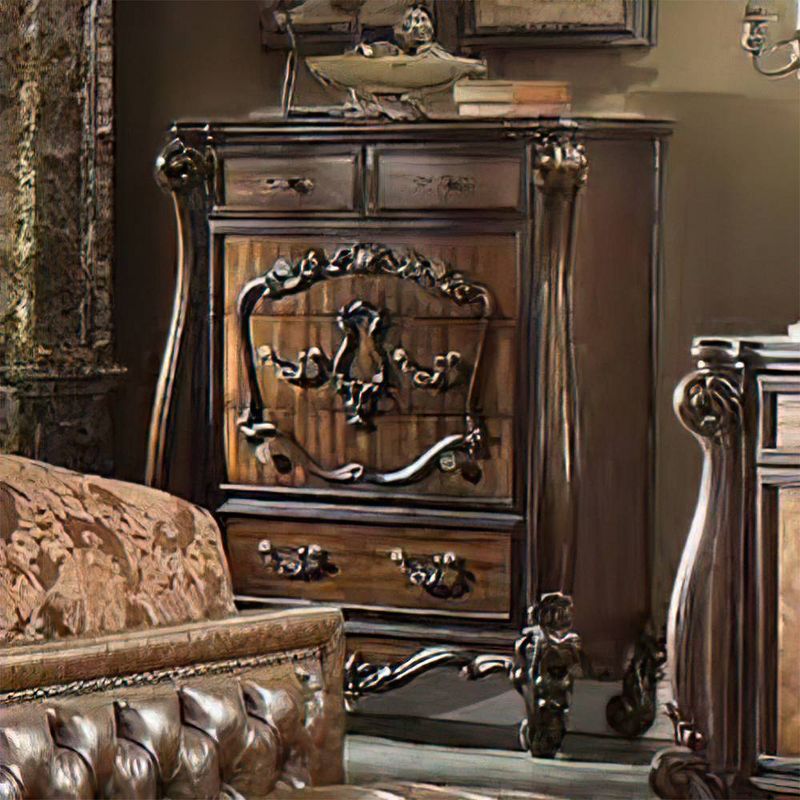 47&#34; Versailles Bedroom Sets Cherry Oak - Acme Furniture, 1 of 7