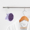 Unique Bargains Scalp Massager Shower Hair Brushes with Handle Purple 1 Pc - 4 of 4