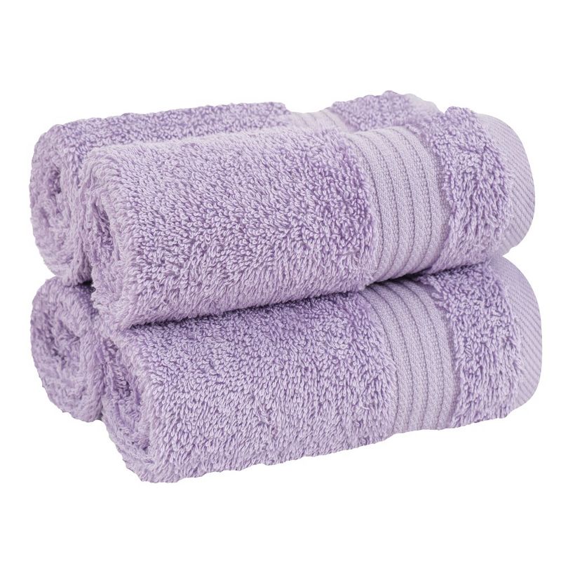 American Soft Linen 100% Cotton Premium Quality 4 Piece Washcloth Set, 13x13 inches Washcloth Hand Face Towels for Bathroom and Kitchen Washrags, 1 of 7