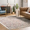 Nuloom Posie Geometric Stripe Fringe Indoor Area Rug, Beige, 4'x5'7" - 2 of 4