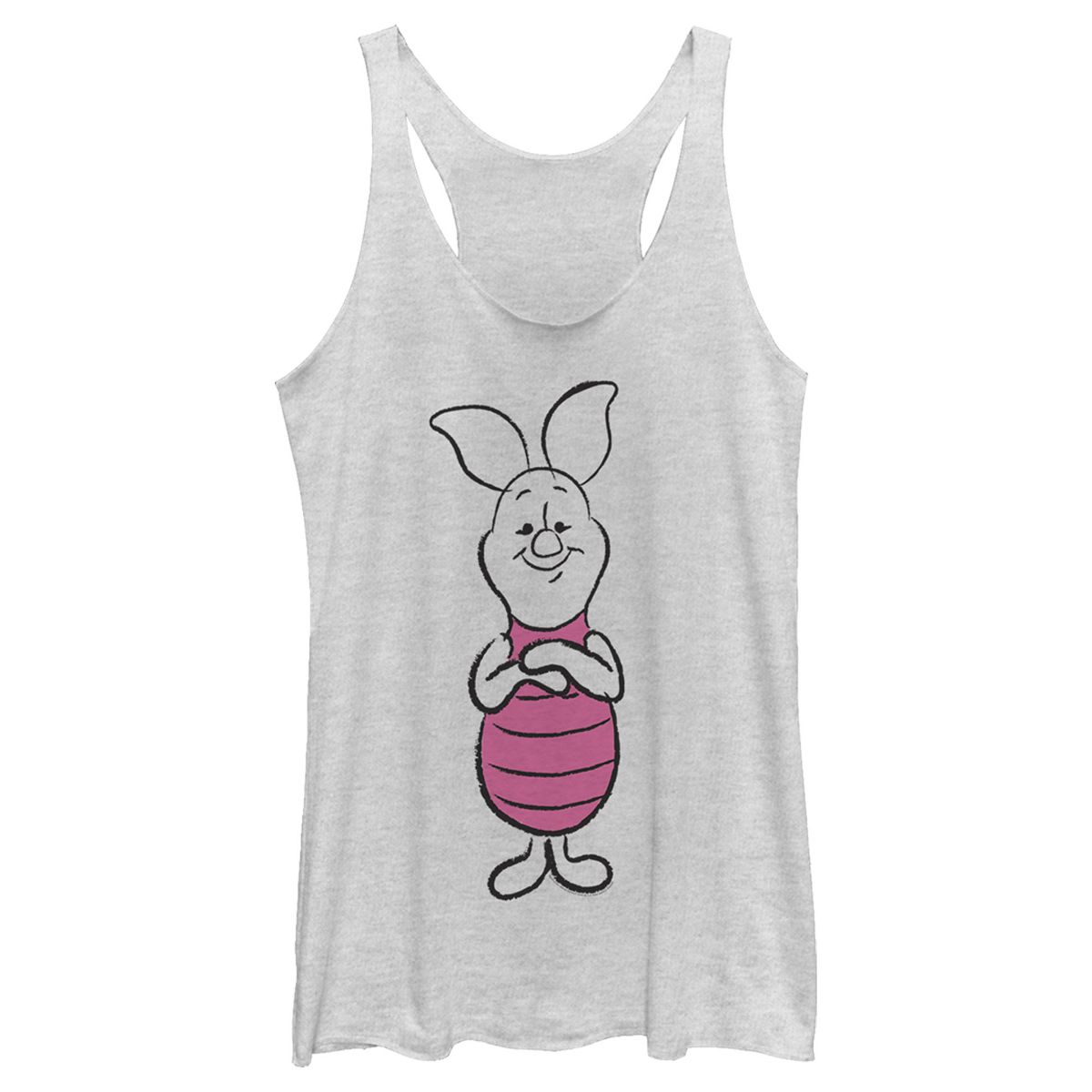 Women's Winnie the Pooh Piglet Sketch Racerback Tank Top