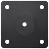 vidaXL Parasol Base for Ã˜1.5"/1.9" Pole Matt Black Steel - 4 of 4