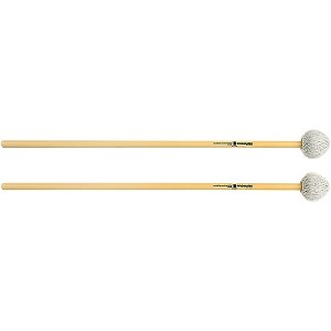 Promark Andrew Markworth Rattan Handle Vibraphone Mallets Medium Hard Grey Cord - 1 of 1