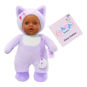 BABY Born Cozy Cuties Soft Baby Doll - Cat, Brown Eyes - 1 of 4