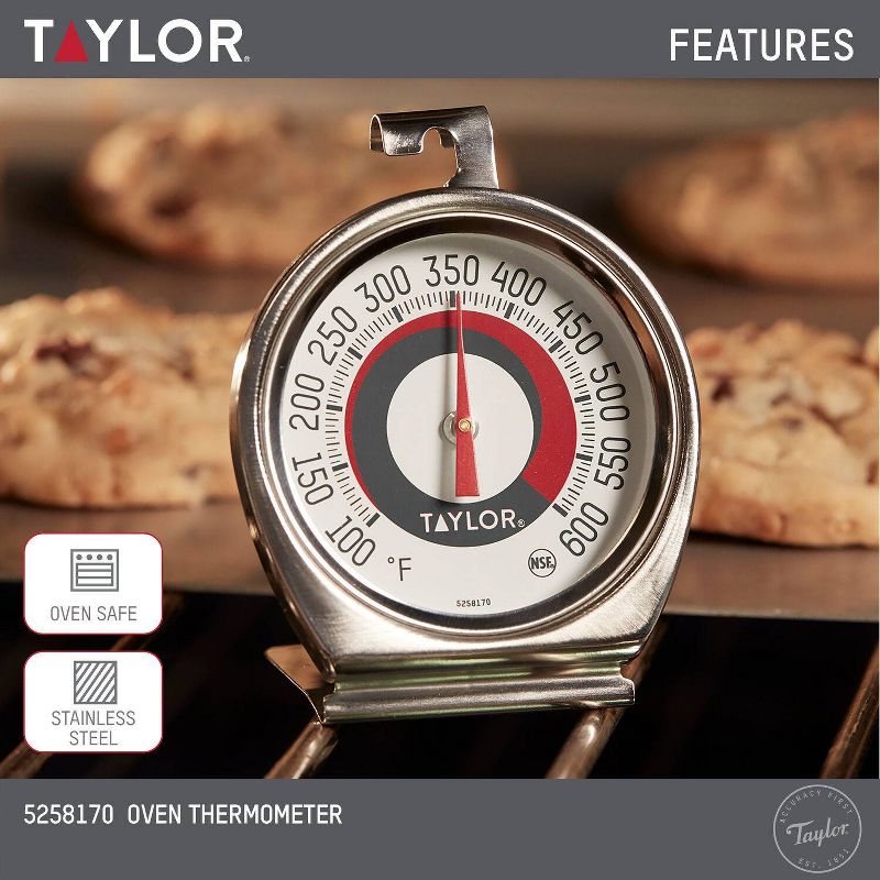 Taylor Ambient Oven Grill Temperature Thermometer, 5 of 8
