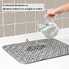 LunaLulinlk Dish Drying Mat for Kitchen 2 Pack, Ultra Absorbent Microfiber Dishes Drainer Mats 19.2 by 15.8 Inch(Rhombus) - 3 of 4