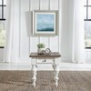 Liberty Furniture,River Place Living Room End Table - Riverstone White & Tobacco - 2 of 4