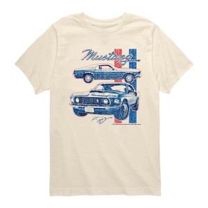 Boys' - Ford - 69 Mustang Short Sleeve Graphic T-Shirt - 1 of 3