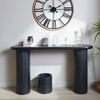 Vynxaria Wood Console Table, Modern Black Console Table, entryway table Narrow Console Table Modern Hallway Table Sofa Table for Living Room,Black - 4 of 4