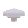 Simply Conserve 4.5 in. 60-Watt Square White Integrated LED Flush Mount with White Plastic Shade - 4 of 4