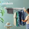 Ivation Retractable Wall Mounted Clothes Drying Rack -  Foldable Laundry Drying Rack for Clothing - 4 of 4