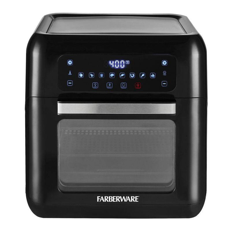 Farberware 192oz Digital XL Air Fryer Oven, Black, 1 of 6