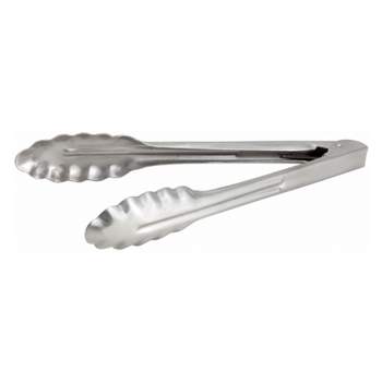 Winco Utility Tongs, Stainless Steel, Extra Heavyweight