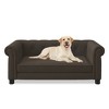 Lyngins Rectangular Elevated Pet Bed for Dogs & Cats,Comfy Linen Medium-Sized Dog Sofa Bed,Cat Bed - 3 of 4