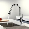 SUMERAIN Pull Down Kitchen Faucet Lead-free Stainless Steel Single Handle Kitchen Sink Faucet,Chrome - 3 of 4