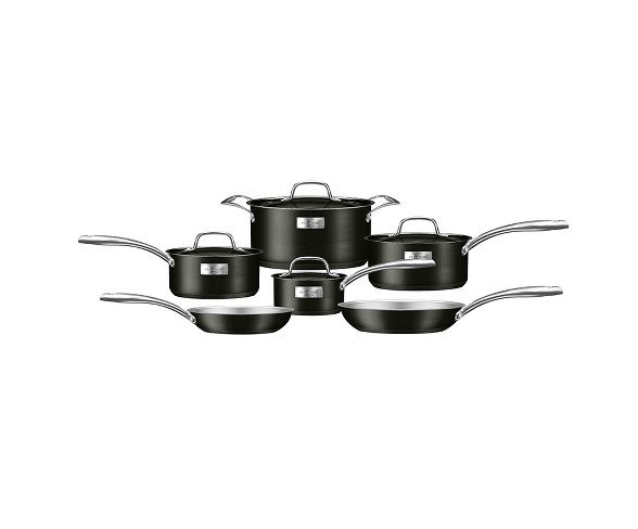 Fleischer and Wolf London Series 10pc Set - Titanium Body with Stainless Steel Trim