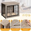 Yaheetech Industrial Multi-functional Dog Crate Furniture Wooden Dog Kennel - 4 of 4