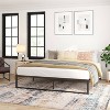 14" Branden Minimalist Steel Platform Bed Frame Black - Taylor & Logan - 4 of 4
