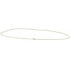 Pompeii3 Solid 10k Yellow Gold 18" Dainty Chain With Spring Ring - 2 of 4